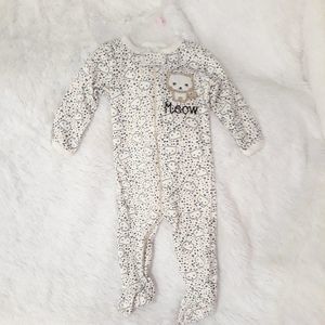 Swiggles Baby Girl Footed Zippered Sleeper (3-6M) ~ NEW!!!